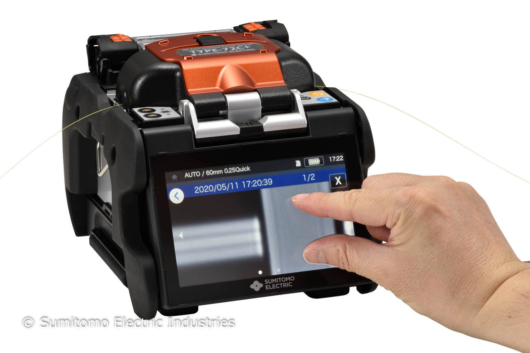 SUMITOMO T-72C+ Fusion Splicer with Battery