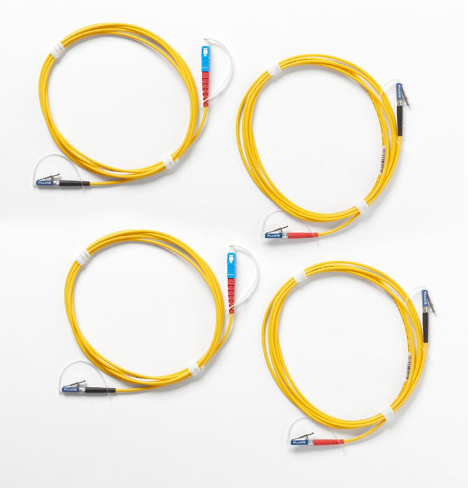 Fluke Networks Singlemode SC-LC Test Reference Cord Kit (Metal LC)