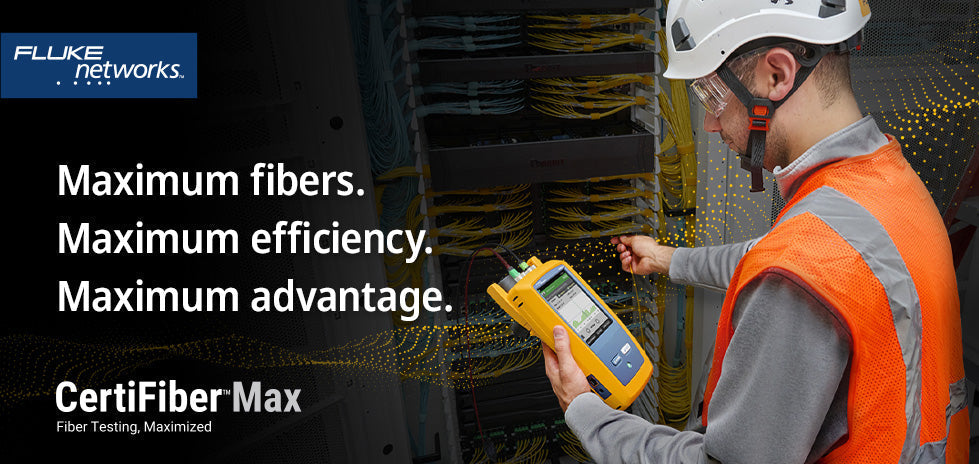 The NEW Fluke Networks CertiFiber™ Max Optical Loss Test Set