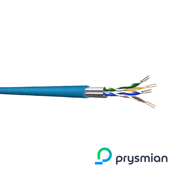 Prysmian Copper Cable Cat6A | U/FTP | B2ca | Blue