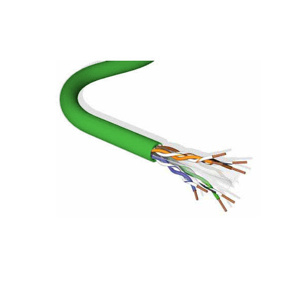 LEVITON Cat6 23AWG U/UTP Cable | Green | 305M | Cca