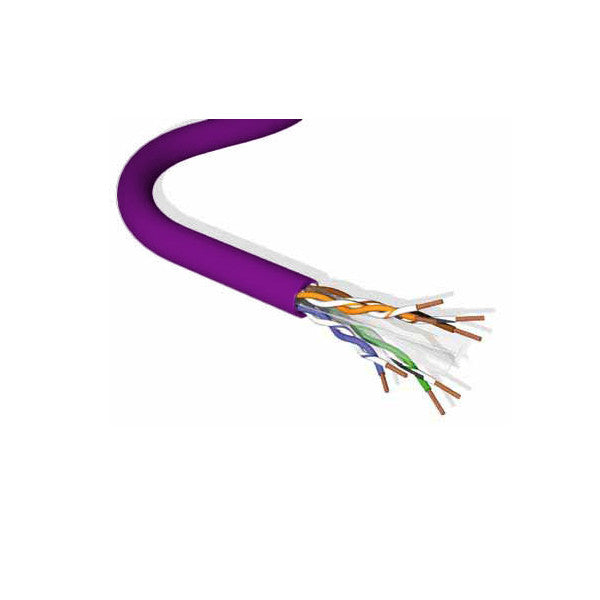 LEVITON Cat6 23AWG U/UTP Cable | Violet | 305M | Eca