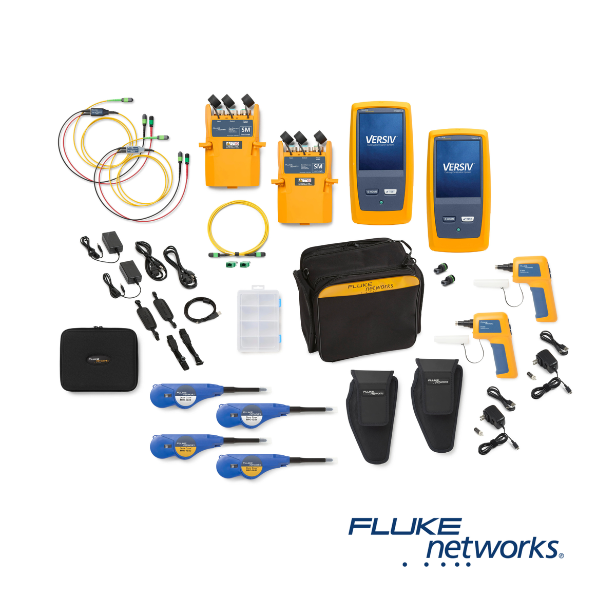 CertiFiber Max Single-mode OLTS Test Set with two Versiv mains, inspec ...