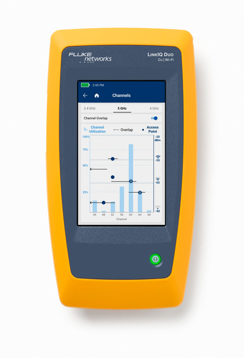 FLUKE Networks LinkIQ Advanced Kit - Tester Di Rete E Cavi Con Diagnostica Switch E PoE, Fino A 10GBASE-T
