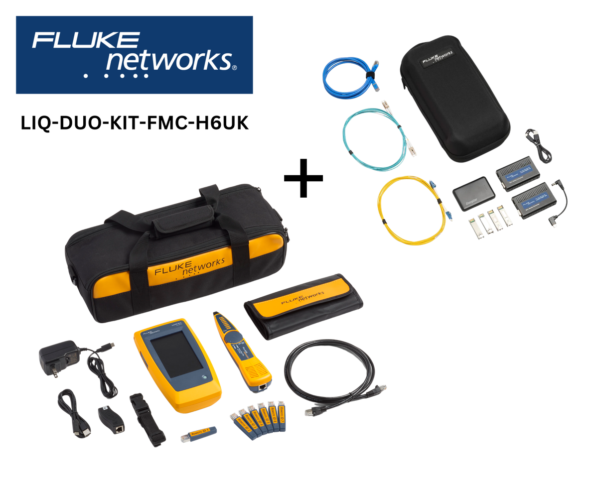 Fluke Networks LIQ-200-DUO-KIT - Kabeltester Mit VisiFault VFL & FiberLert