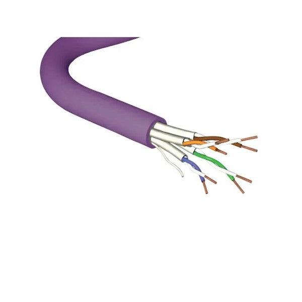 LEVITON Cat6A 23AWG U/FTP Cable | Violet | 305M | Eca