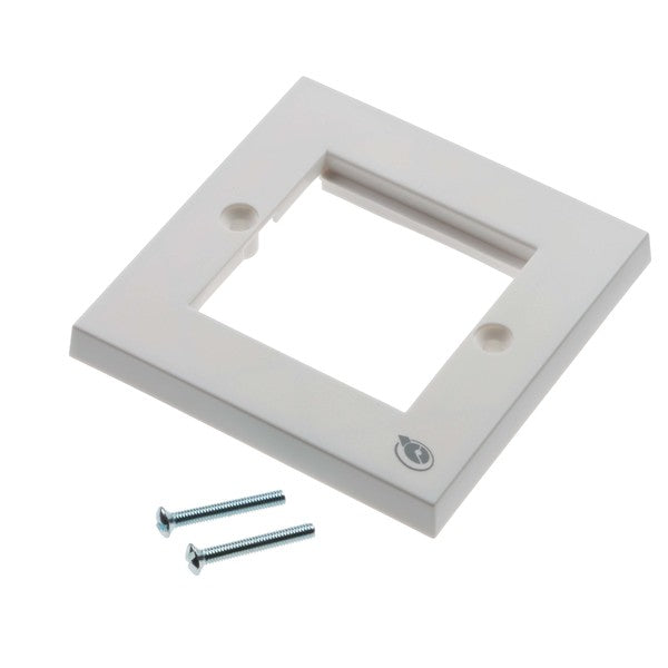 LEVITON 86 x 86mm Single Gang UK Faceplate Style for 2 x Jacks