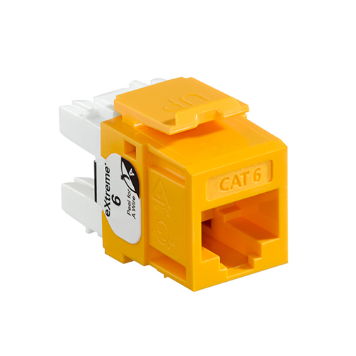 LEVITON Extreme Cat6 Quickport Jacks | Unshielded