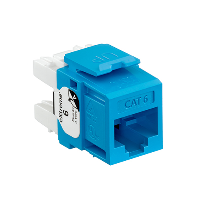 LEVITON Extreme Cat6 Quickport Jacks | Unshielded