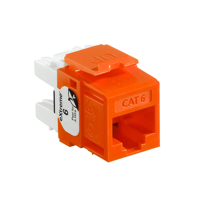 LEVITON Extreme Cat6 Quickport Jacks | Unshielded