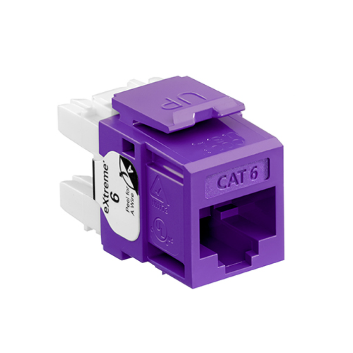 LEVITON Extreme Cat6 Quickport Jacks | Unshielded
