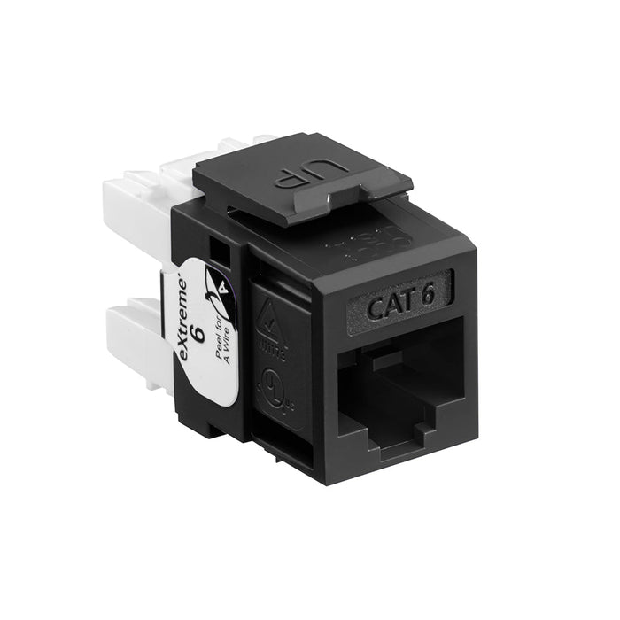 LEVITON Extreme Cat6 Quickport Jacks | Unshielded