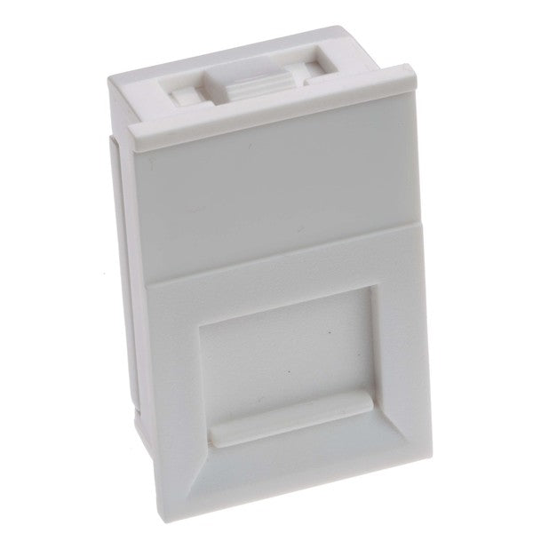 LEVITON 38 x 25mm LJ6C Shuttered Floorbox Module | White
